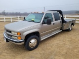 1999 Chevy 3500 Flat Bed Pick Up Truck