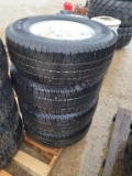 255/75R17 Tires & Aluminum Rims