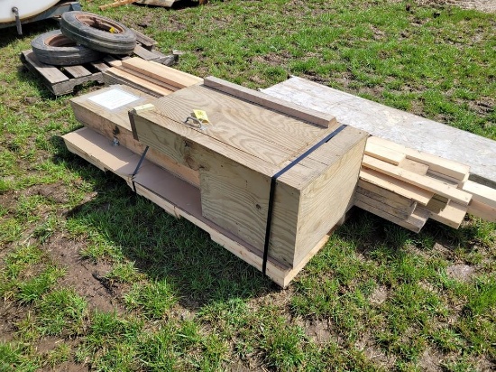 Wood Tool Box & Lumber