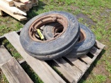 (2) Tires & Wheels