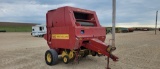 NEW HOLLAND 660 ROUND BALER WITH NET WRAP