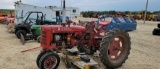 FARMALL C TRACTOR W/ WOODS BELLY MOWER, 12 VOLT
