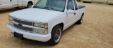 1998 CHEVY C1500 WHITE TRUCK