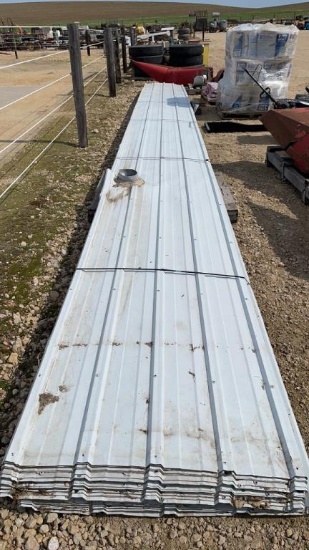 40 - USED STEEL SHEETS 35'