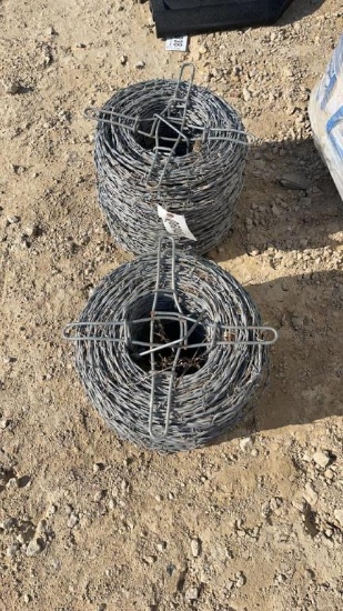 2 - NEW ROLLS BARB WIRES