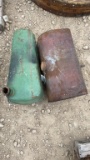 PAIR OF TRACTOR FUEL TANKS