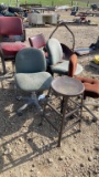 (7) SHOP AND OFFICE CHAIRS