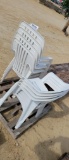 PALLET OF 8 PVC LAWN CHAIRS