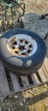 2 - 205/75R15 TIRES AND RIMS