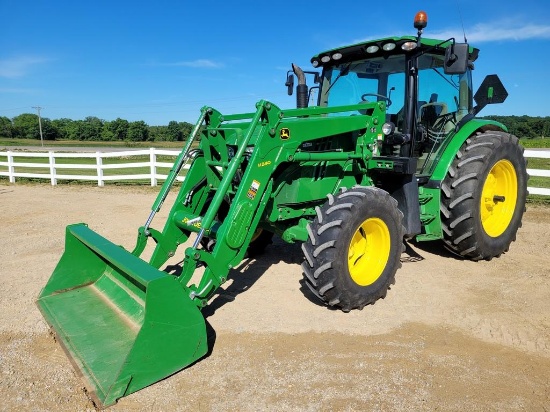 2014 John Deere 6125R Loader Tractor