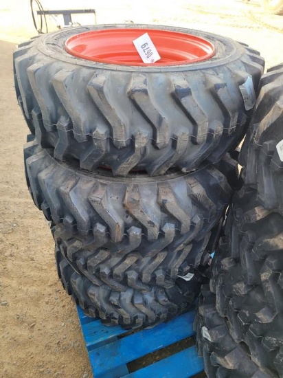 New Camso 10x16.5 Skid Steer Tires & Rims
