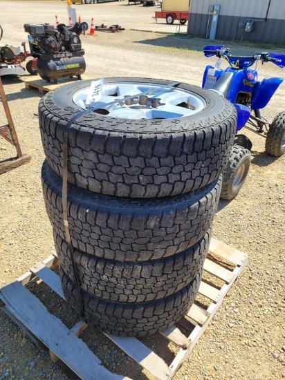 LT265/60R20 Tires & Aluminum Rims