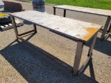 New Steel Shop Table