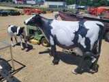 3 - Cast Aluminum Holstein Cows