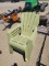 4 - Plastic Lawn Chairs