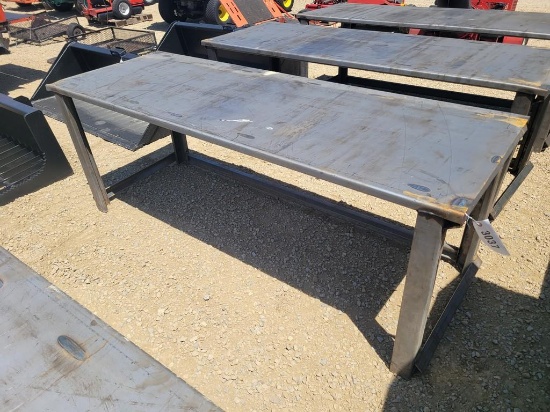 32"x90" Steel Table