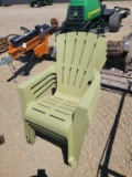 4 - Plastic Lawn Chairs