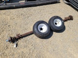 Axle w/ TIres & Rims