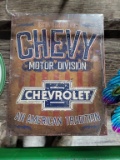 Chevy Metal Sign