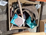 Box Of Welding Goggles, Gloves, Brushes