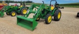 2017 JOHN DEERE 5055E TRACTOR WITH H240 LOADER