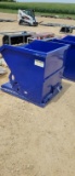 NEW BLUE TIPPING DUMPSTER