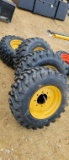 NEW CAMSO 12X16.5 SKID STEER TIRES ON RIMS
