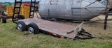 6.5' X 15' SKID LOADER TRAILER WITH RAMPS