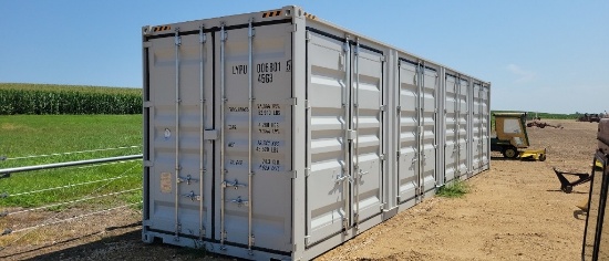 NEW 40' HIGH CUBE CONTAINER WITH SIDE DOORS