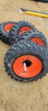 NEW CAMSO 10X16.5 SKID STEER TIRES AND RIMS
