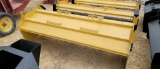 SKID LOADER SNOW PUSHER WITH STEEL BLADE