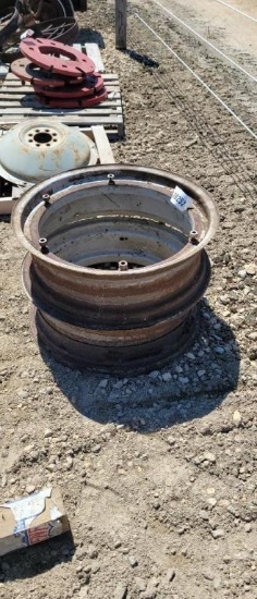 PAIR FORD 8N REAR WHEEL RIMS