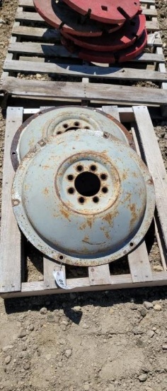 PAIR FORD 8N REAR WHEEL CENTERS