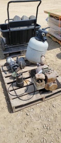 PALLET OF ASSORTED PUMPS