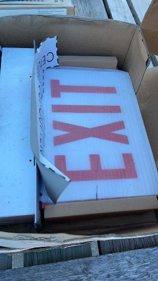 EXIT SIGNS (3)