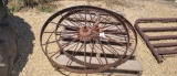 PAIR OF STEEL WHEELS - 44