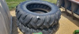 PAIR GOODYEAR 18.4 X 38 TRACTOR TIRES WITH TUBES