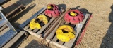 PALLET OF MISCELLANEOUS COMBINE & TRACTOR WEIGHTS