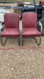 2 CUSHIONED ROCKING CHAIRS