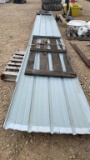 33' LONG USED TIN SHEETS