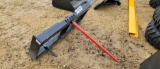 NEW SINGLE PRONG BALE SPEAR FOR TRACTOR/SKID STEER