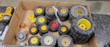 BOX MISCELLANEOUS TONKA & ERTL TOY WHEELS