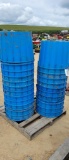 24 - BLUE PLASTIC LICK TUBS ON PALLET