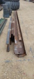 8 PIECES MISCELLANEOUS ANGLE AND CHANNEL IRON