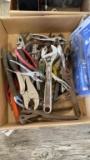 BOX PLIERS, VISE GRIPS, CRESCENT WRENCHES