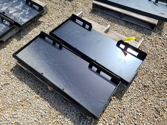 New Mower King Skid Steer Face Plates