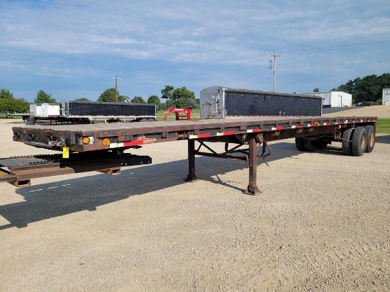 1990 Trail Mobile 42' Flat Bed Trailer