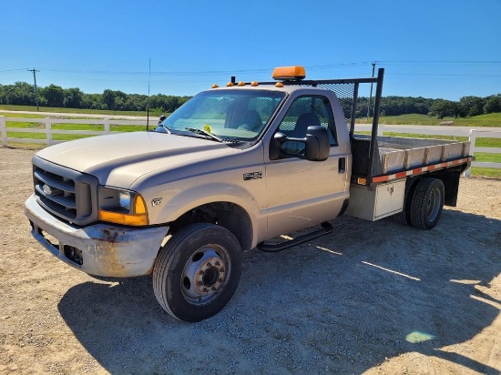 1999 Ford F450 Flat Bed Pick Up Truck