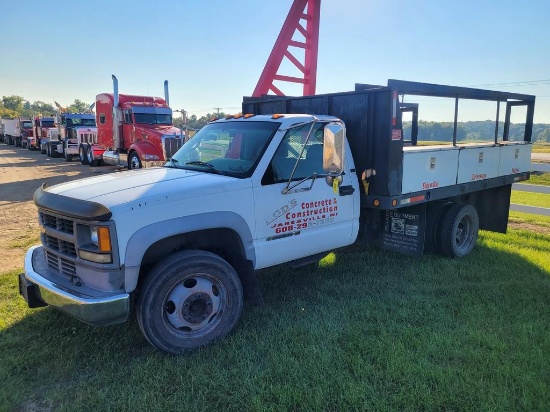 1995 Chevy 3500HD Flat Bed Pick Up Truck