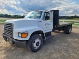 1996 Ford F800 Flat Bed Truck